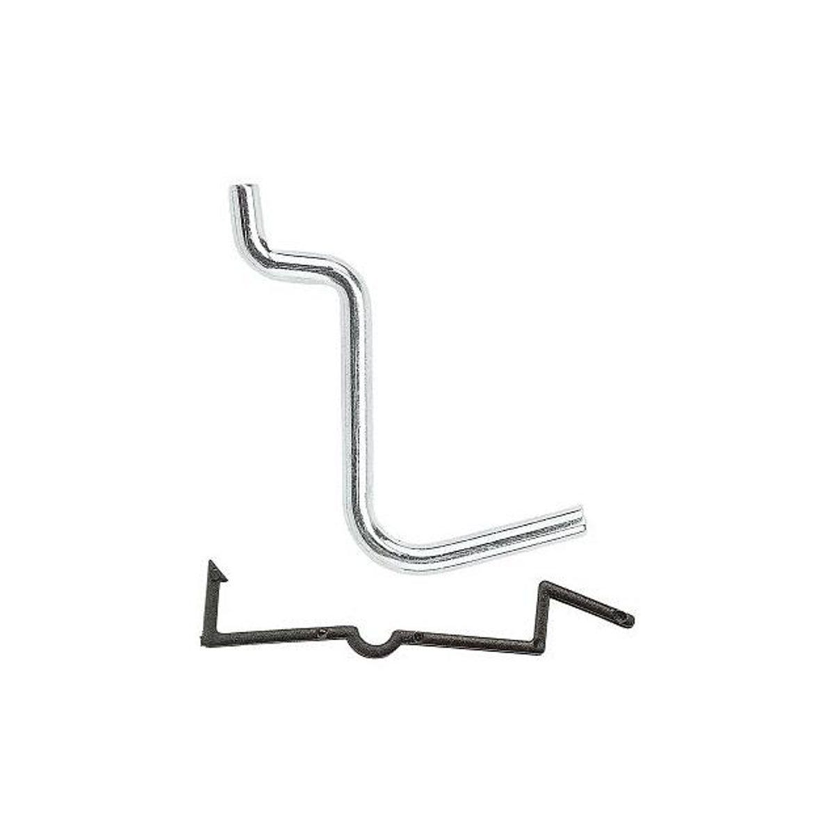 National Hardware 1 In. Galvanized Steel Pegboard Angle Hook with 1/8 In. Rod (8-Pack) National Hardware 1 In. Galvanized Steel Pegboard Angle Hook with 1/8 In. Rod (8-Pack)