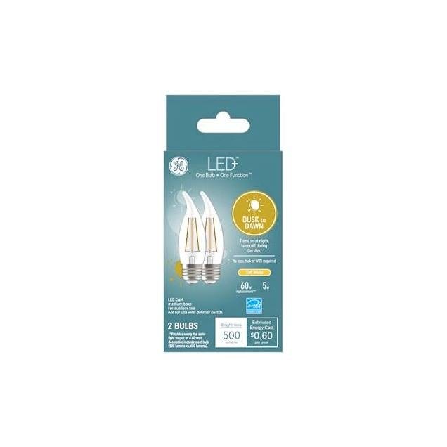 GE 2-Pack 5W Soft White LED+ Light Bulbs GE 2-Pack 5W Soft White LED+ Light Bulbs