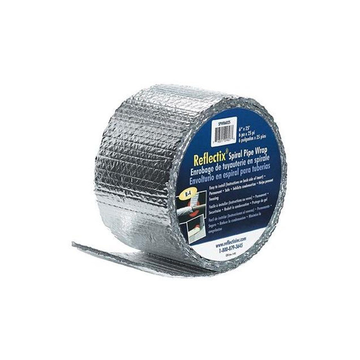 Reflectix 6 In. x 25 Ft. Spiral Pipe Wrap
