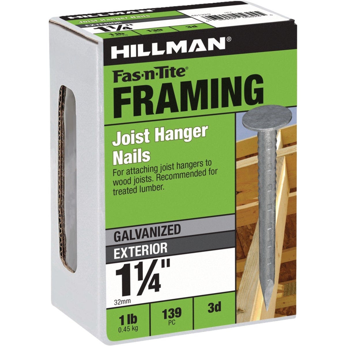 Hillman Fas-n-Tite 1-1/4 In. Joist Hanger Nail (1 Lb.) Hillman Fas-n-Tite 1-1/4 In. Joist Hanger Nail (1 Lb.)