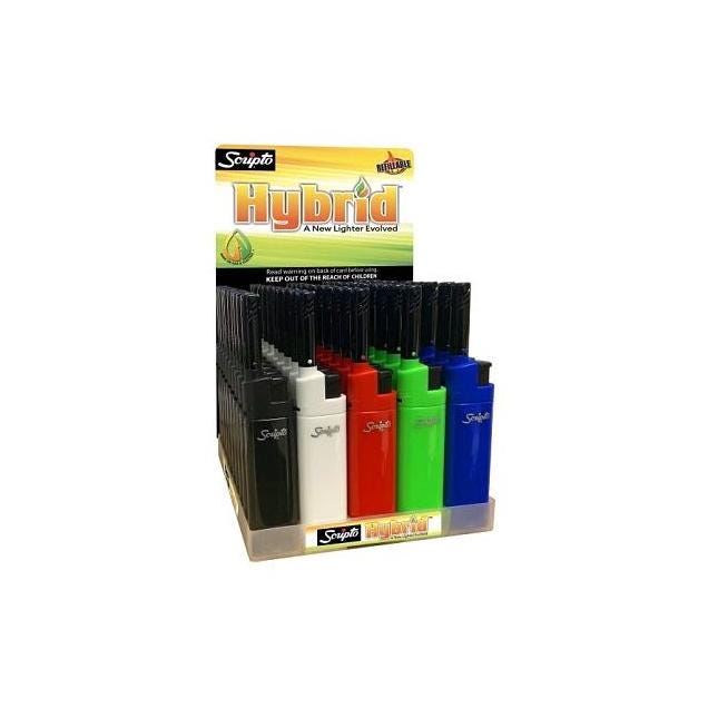 Scripto Hybrid Pocket Lighter Display Scripto Hybrid Pocket Lighter Display
