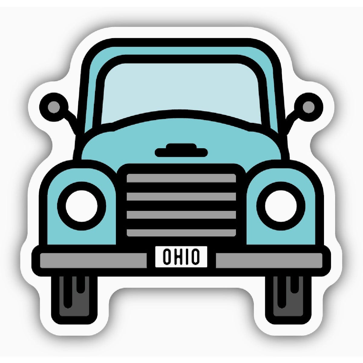 Stickers Northwest Ohio Old Pickup Large Sticker