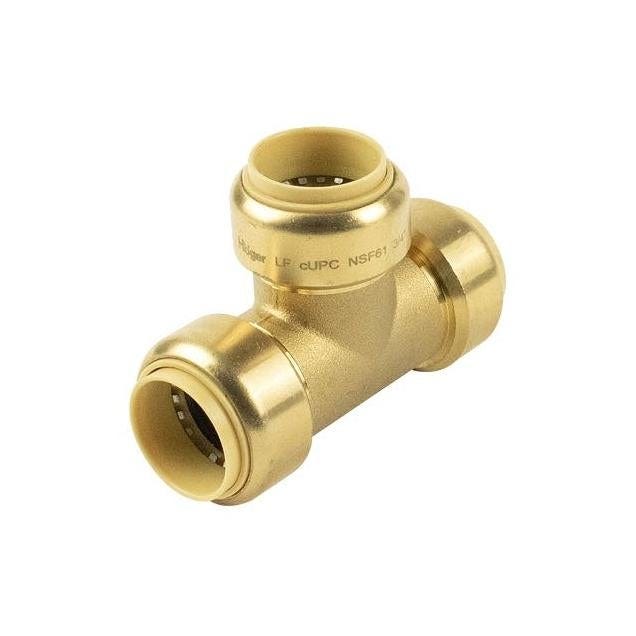 ProLine 1 In. Push-On Copper Pipe Tee ProLine 1 In. Push-On Copper Pipe Tee