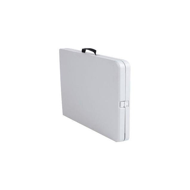 COSCO 6 Ft. White Resin Top Deluxe Fold-in-Half Table - photo 2