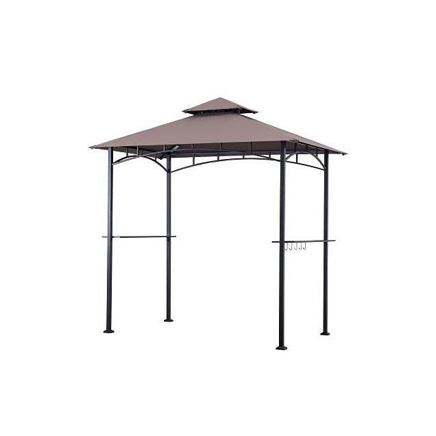 Four Seasons Courtyard Grill Gazebo With LED Lights Four Seasons Courtyard Grill Gazebo With LED Lights