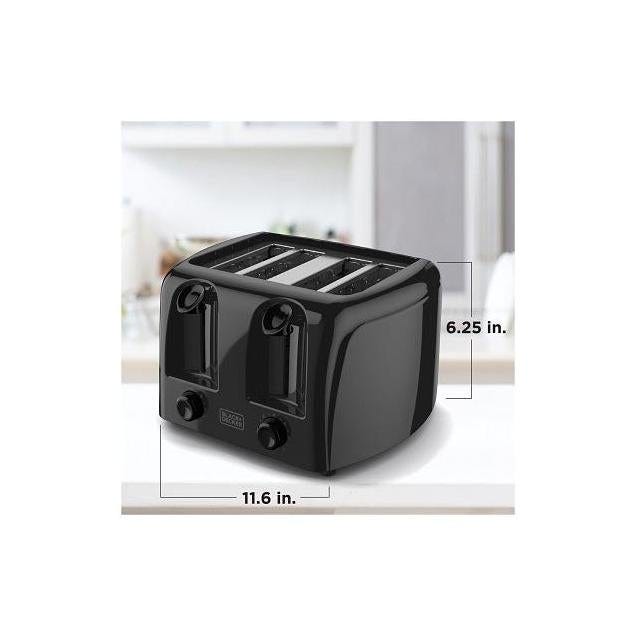 Black & Decker 4-Slice Black Toaster - photo 3 Black & Decker 4-Slice Black Toaster - photo 3