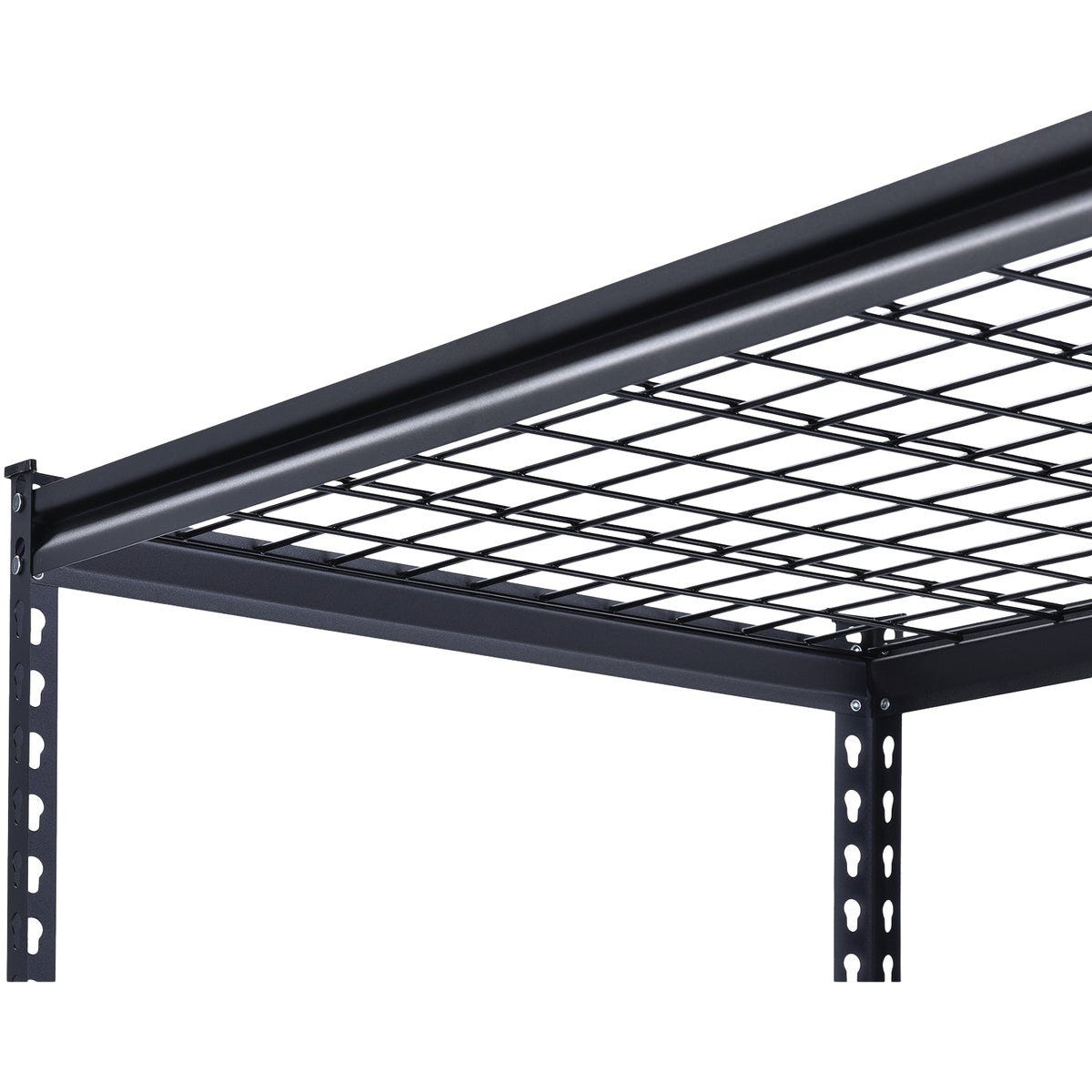 Muscle Rack 48 In. W x 24 In. D x 72 In. H 5-Tier Black Shelving Unit with Wire Shelf - photo 3