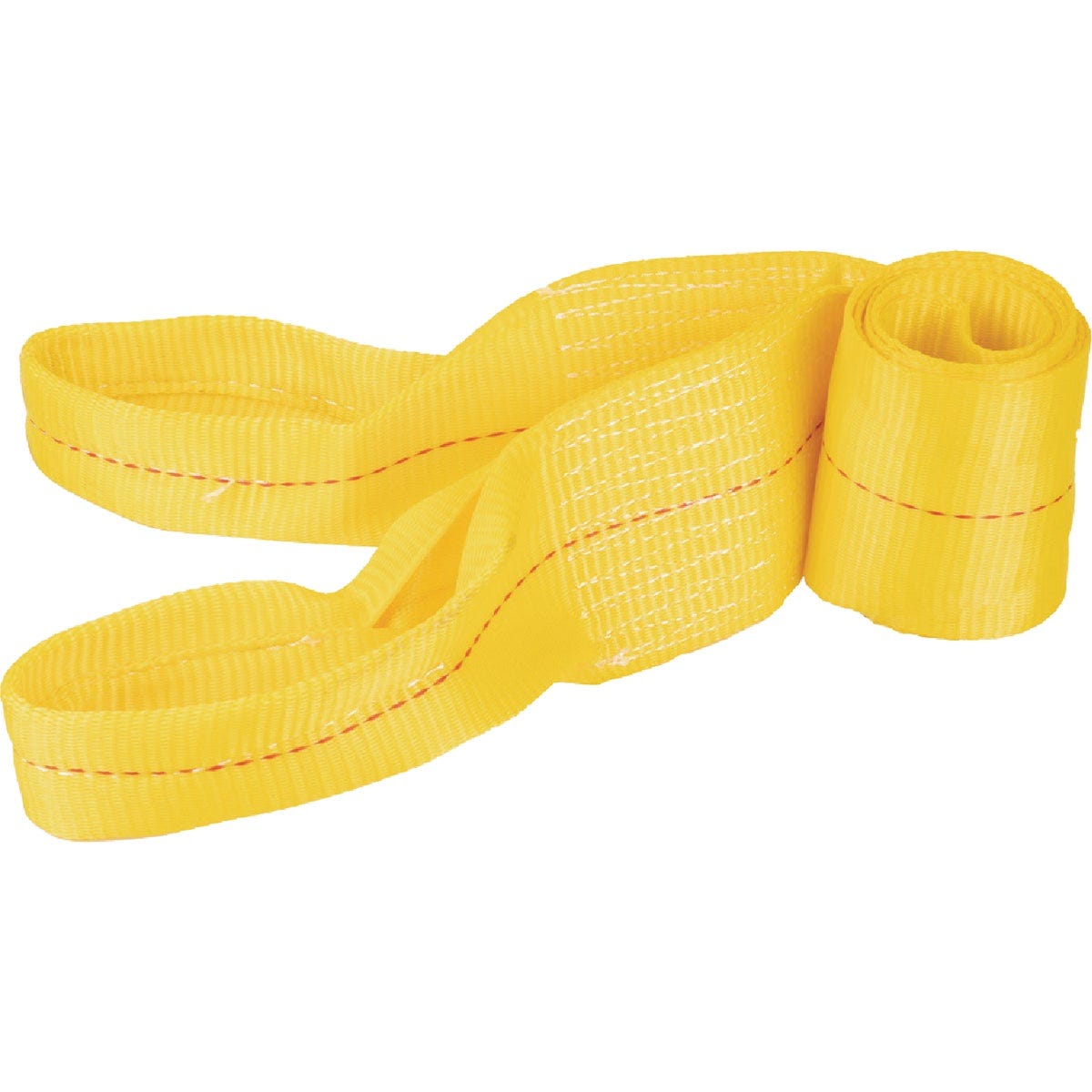 Erickson 4 In. x 6 Ft. 15,000 Lb. Polyester Tow Strap with Loops, Yellow Erickson 4 In. x 6 Ft. 15,000 Lb. Polyester Tow Strap with Loops, Yellow