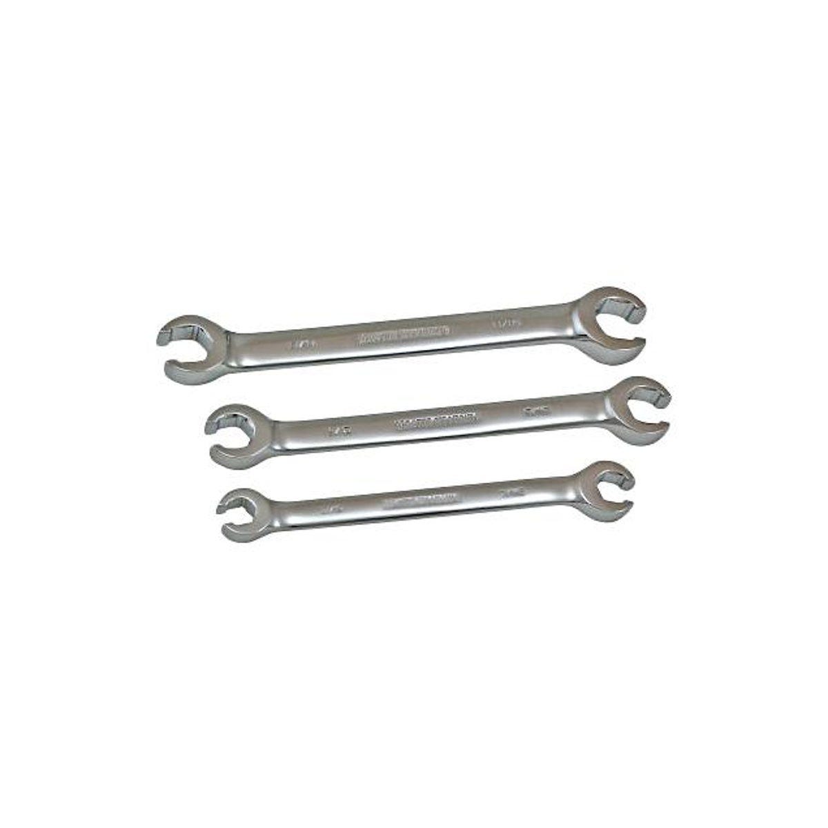 3-Piece SAE Flare Nut Wrench Set