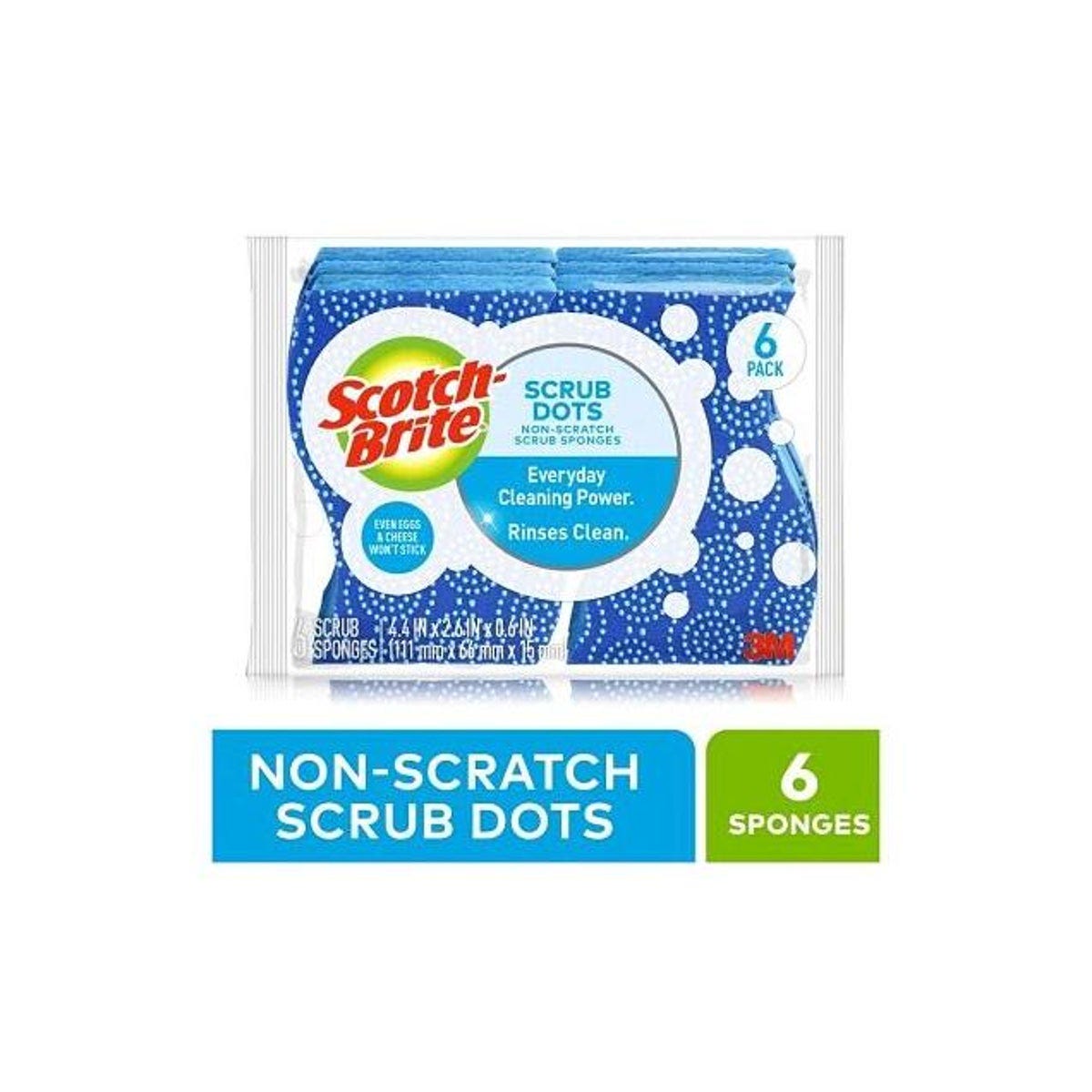 Scotch-Brite Scrub Dots Non-Scratch Scrub Sponge (6-Pack) - photo 2 Scotch-Brite Scrub Dots Non-Scratch Scrub Sponge (6-Pack) - photo 2