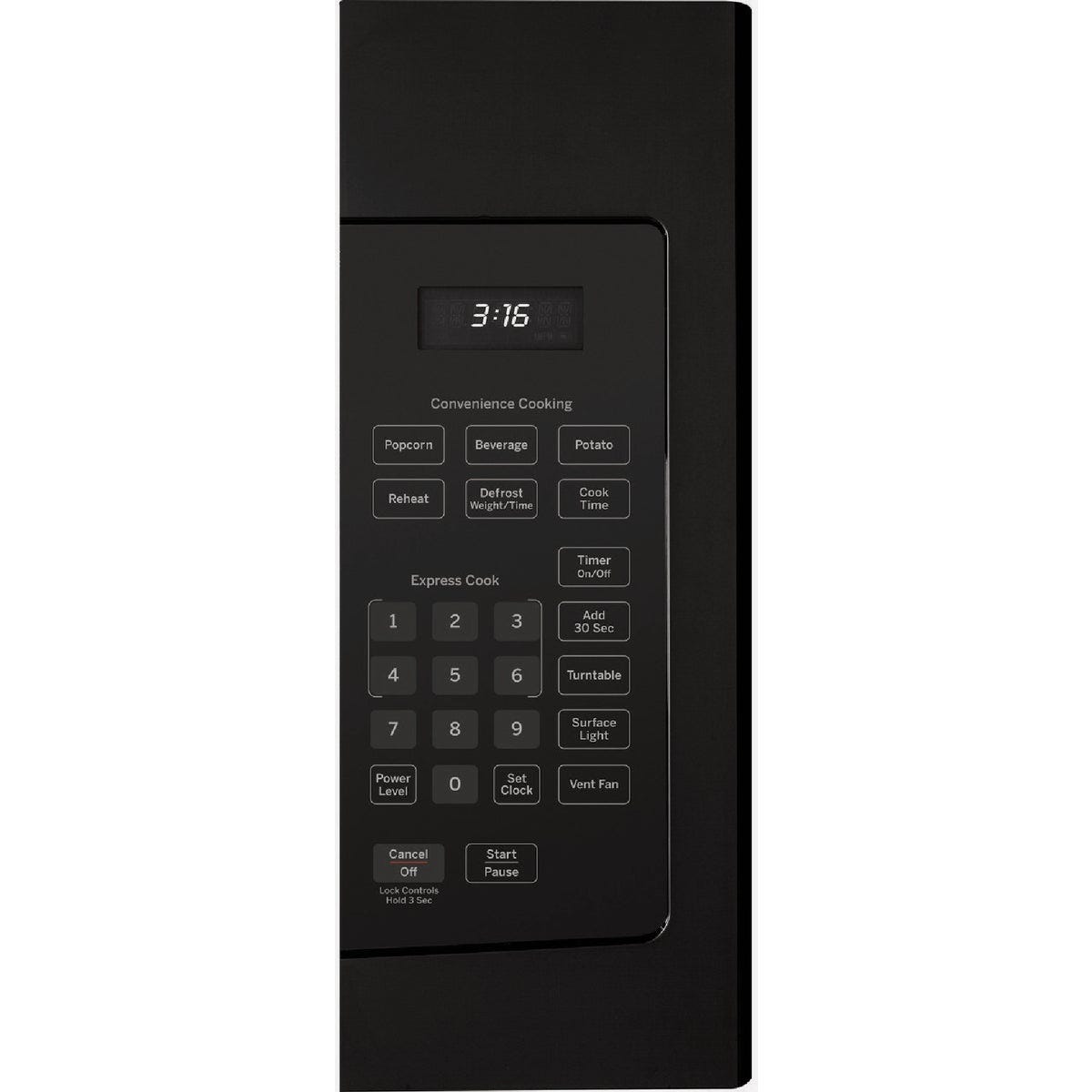 GE 1.6 Cu. Ft. Over-The-Range Microwave Oven, Black - photo 4