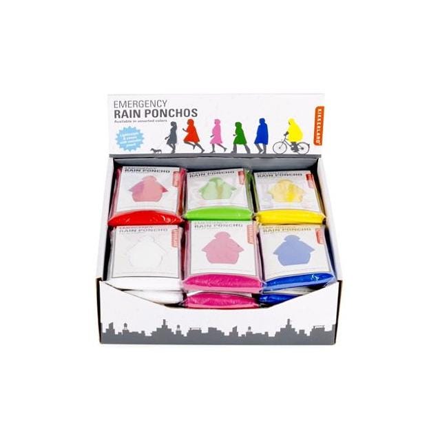 Kikkerland Emergency Rain Poncho