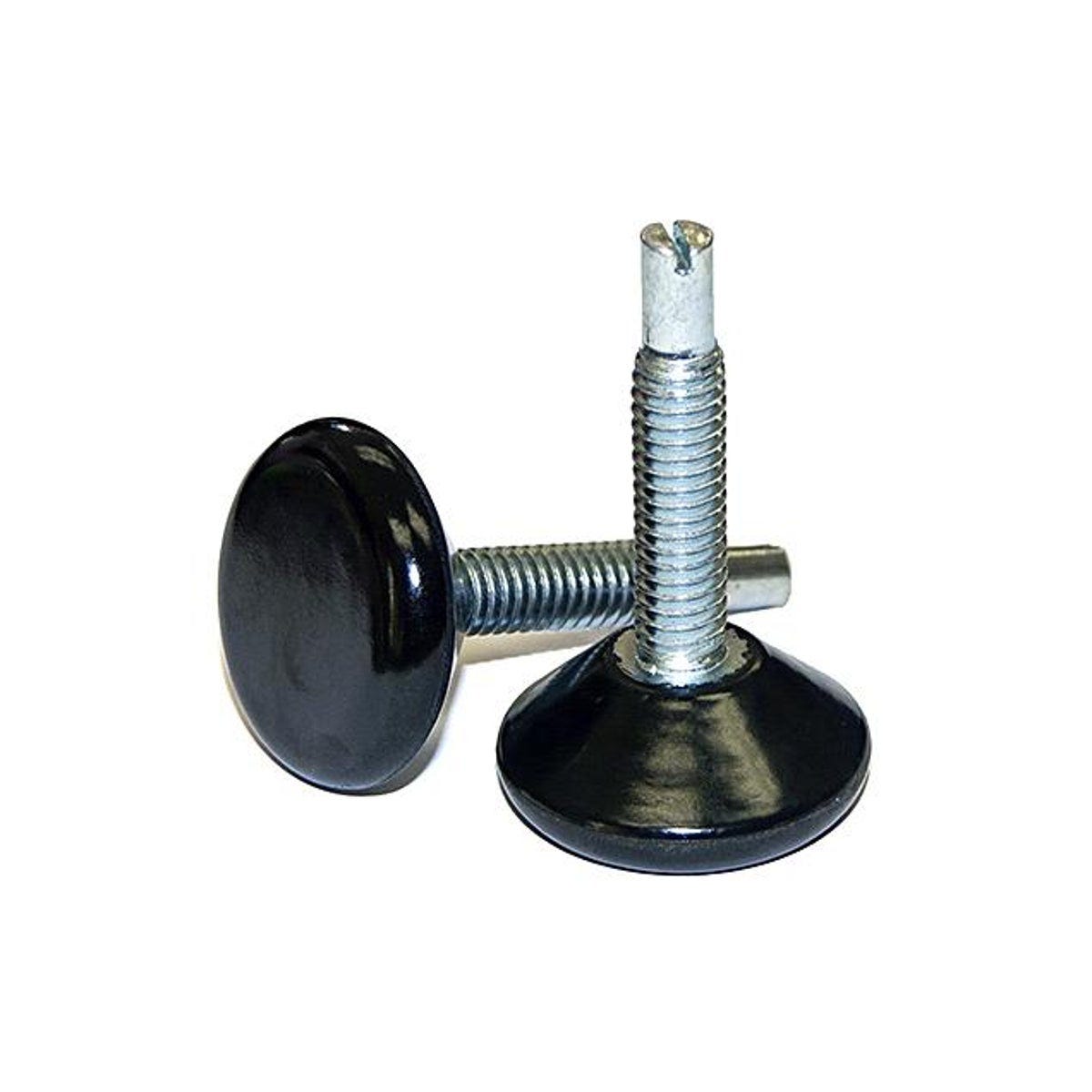 TruGuard 1.25 In. Phenolic Base Adjustable Furniture Leveling Glides (4-Pack)