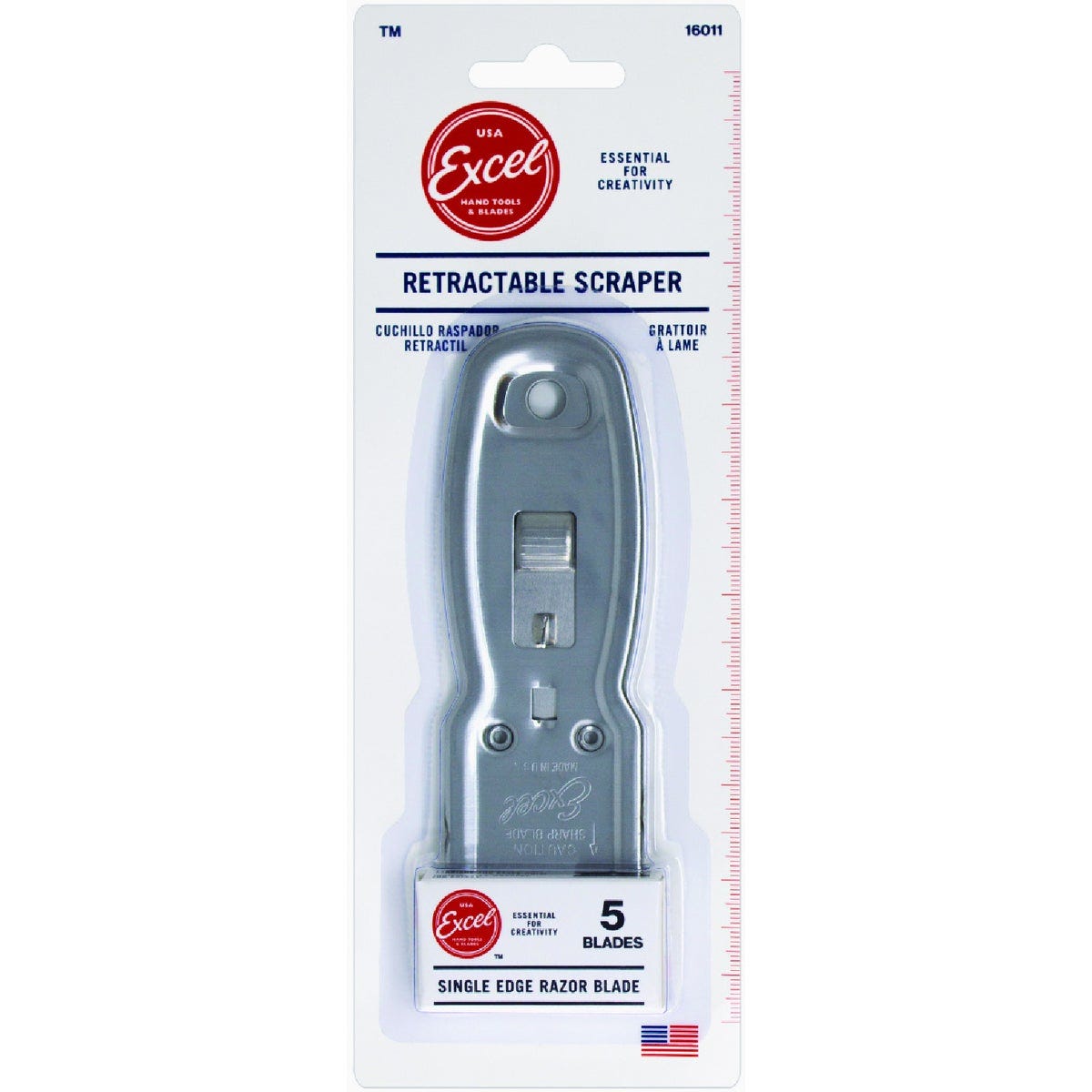 Excel Blades K11 Metal Safety Scraper with (6) #9 Blades - photo 2