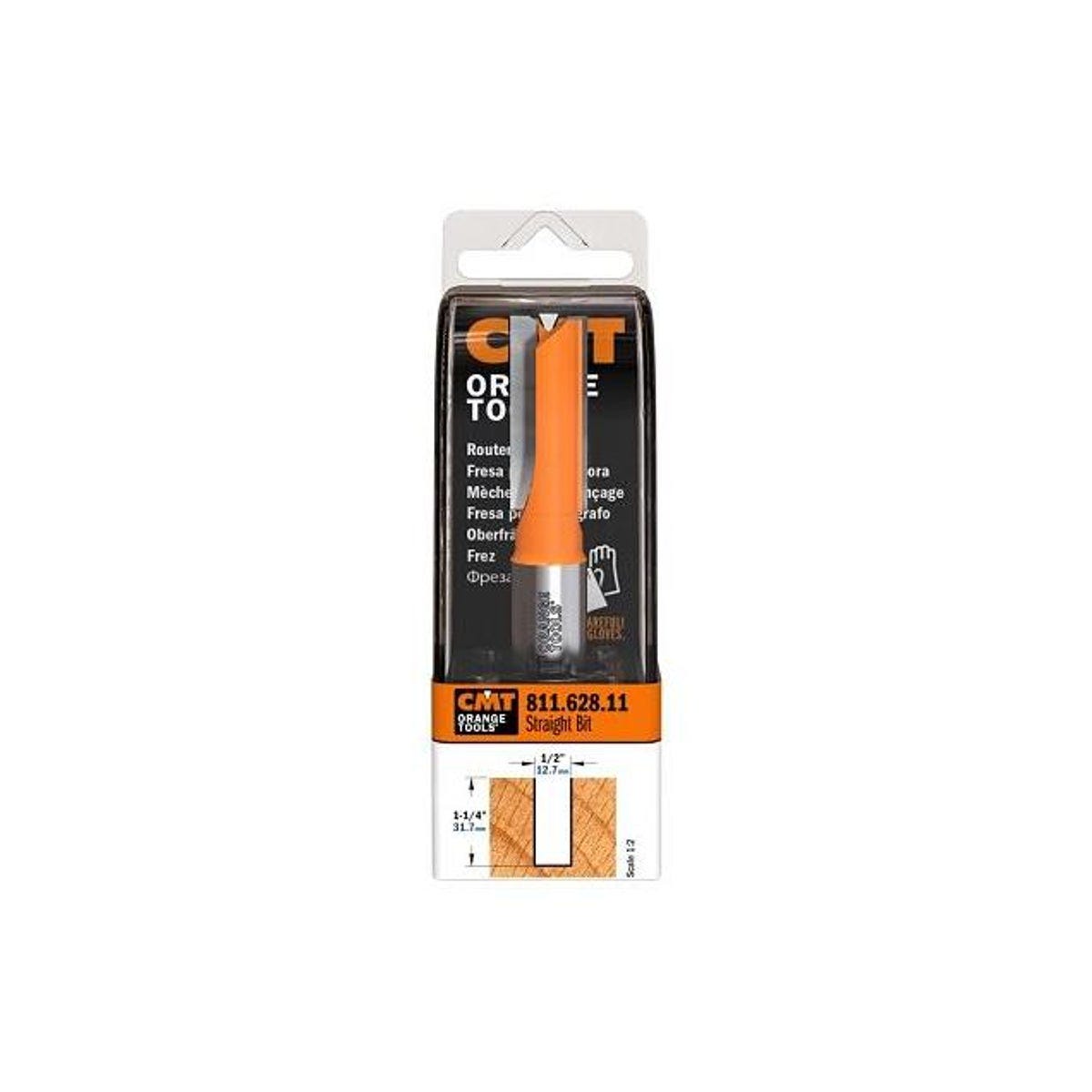 CMT Orange Tools 1/2 In. 1/2 In. Shank Straight Router Bit - photo 2