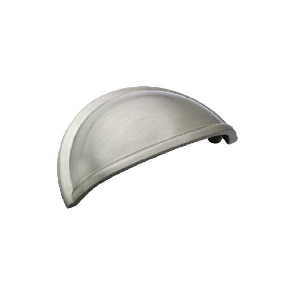 Amerock Cup 3 In. Satin Nickel Cabinet Pull