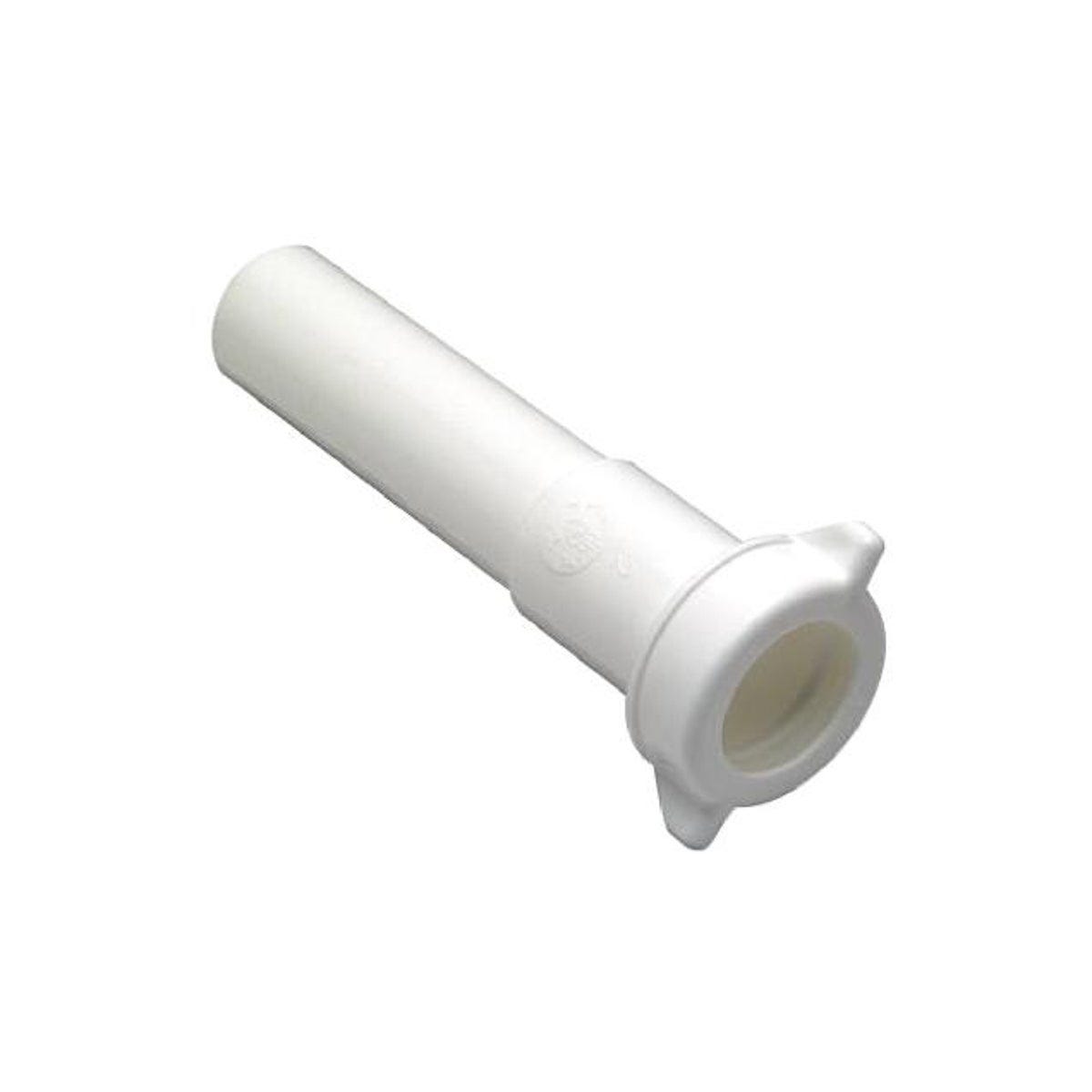 Master Plumber 1.5 O.D. x 6 In. White Plastic Lavatory Drain Extension Tube