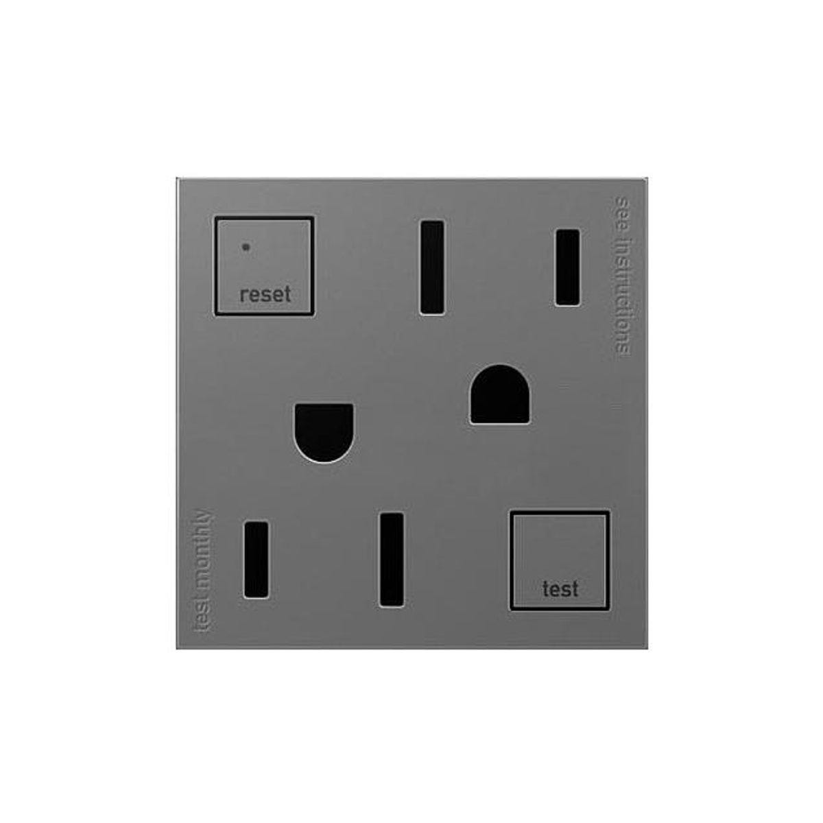Legrand Pass & Seymour 15A Magnesium Self-Test GFCI Outlet