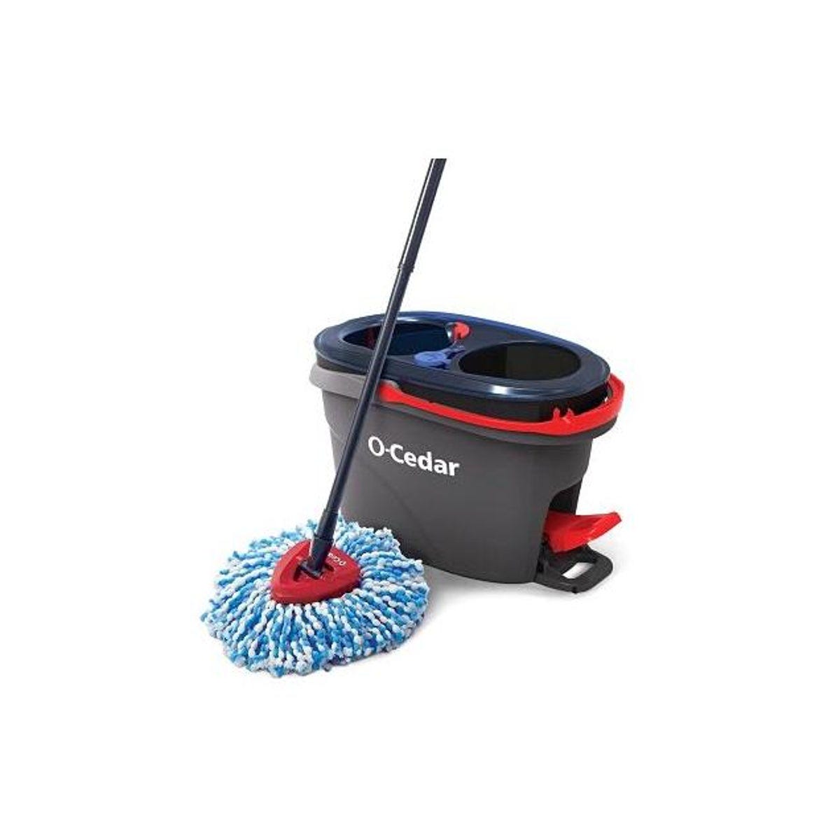 O-Cedar Rinse Clean Mop Kit with Bucket, Mop & Microfiber Head