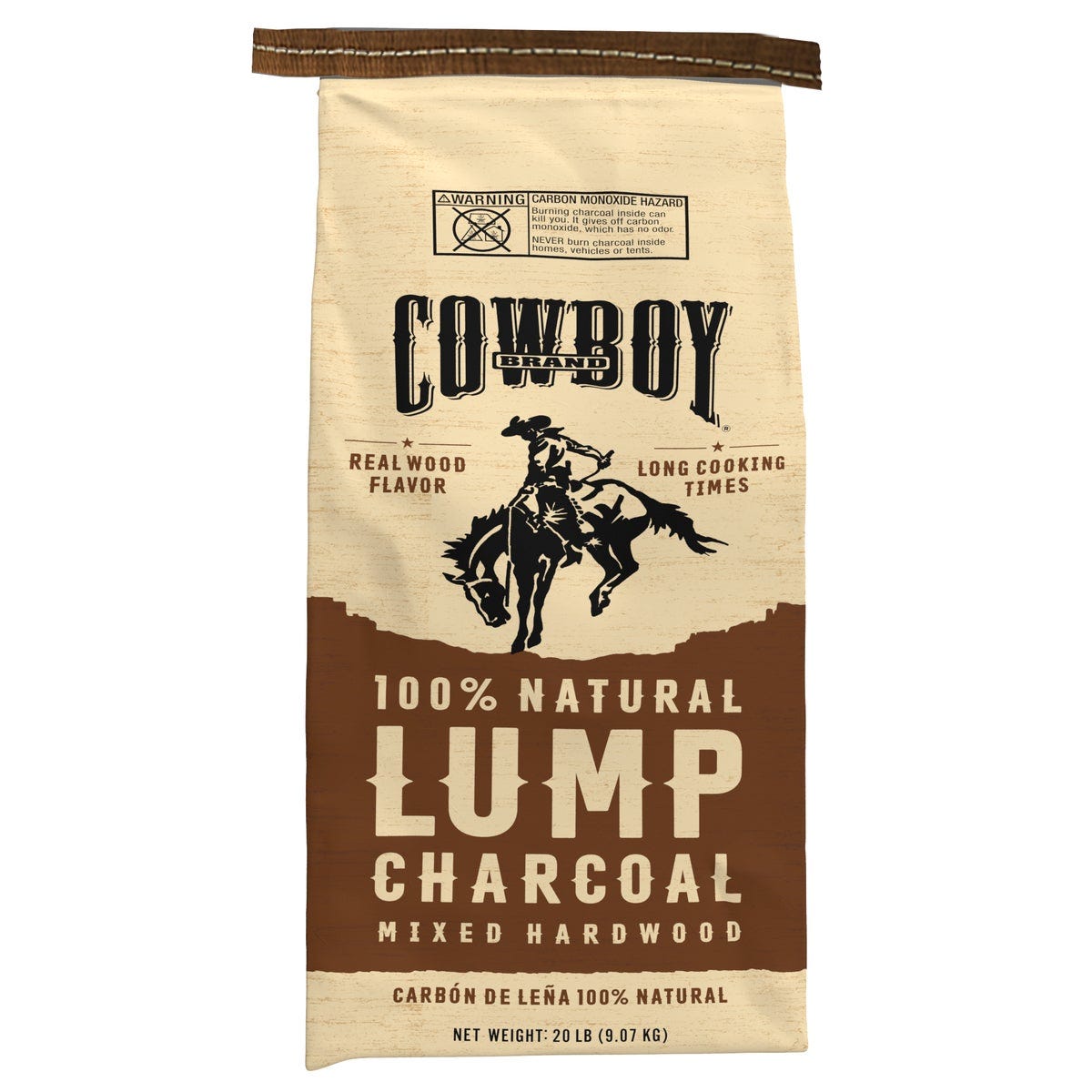 Cowboy 20 Lb. Hardwood Lump Charcoal