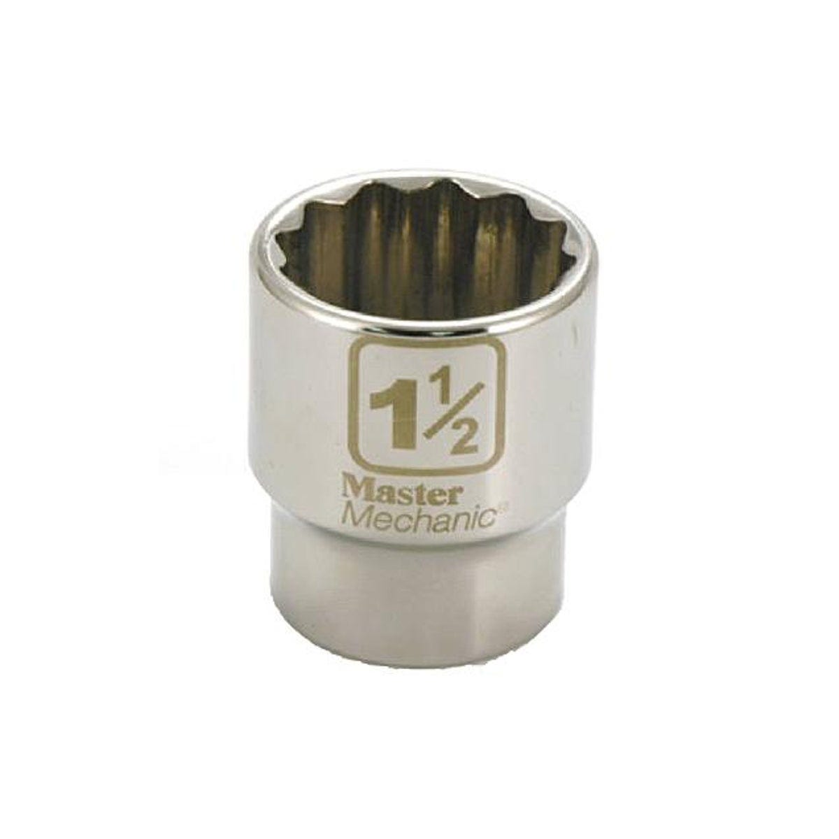 Master Mechanic 3/4 In. Drive 1-1/2 In. 12-Point Socket