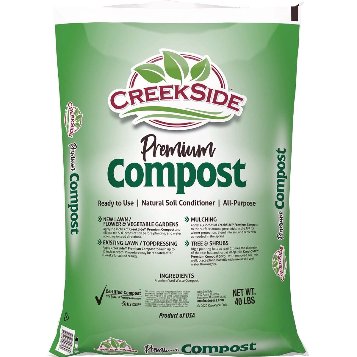 CreekSide 40 Lb. Premium Compost