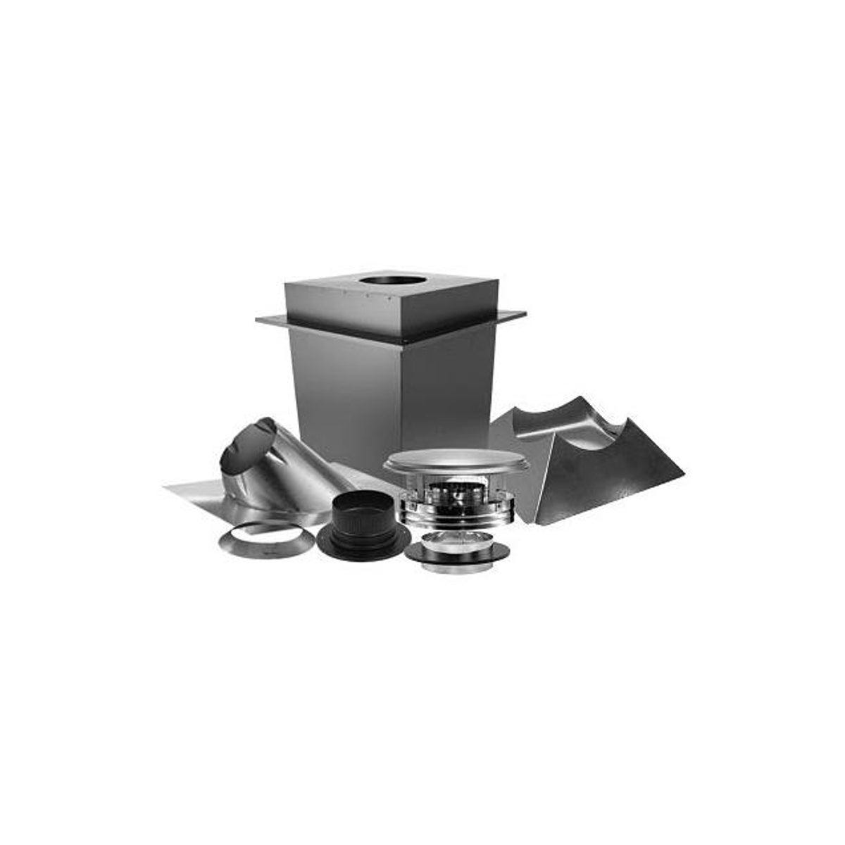 DuraVent 6 In. DuraPlus Up Through the Roof Ceiling Support Kit
