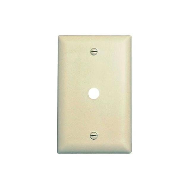 Legrand Pass & Seymour 1-Gang Ivory Nylon Telephone Hole Wall Plate