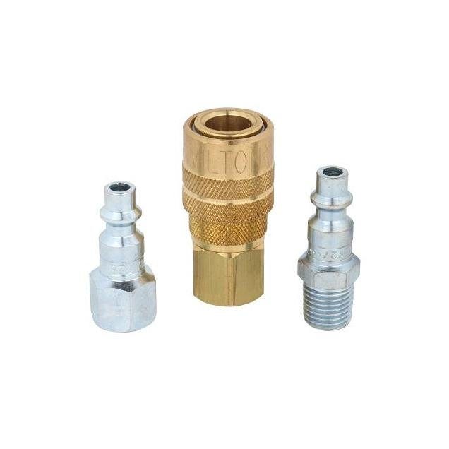 Milton M-Style Air Tool Coupler & Plug Set (3-Piece) Milton M-Style Air Tool Coupler & Plug Set (3-Piece)