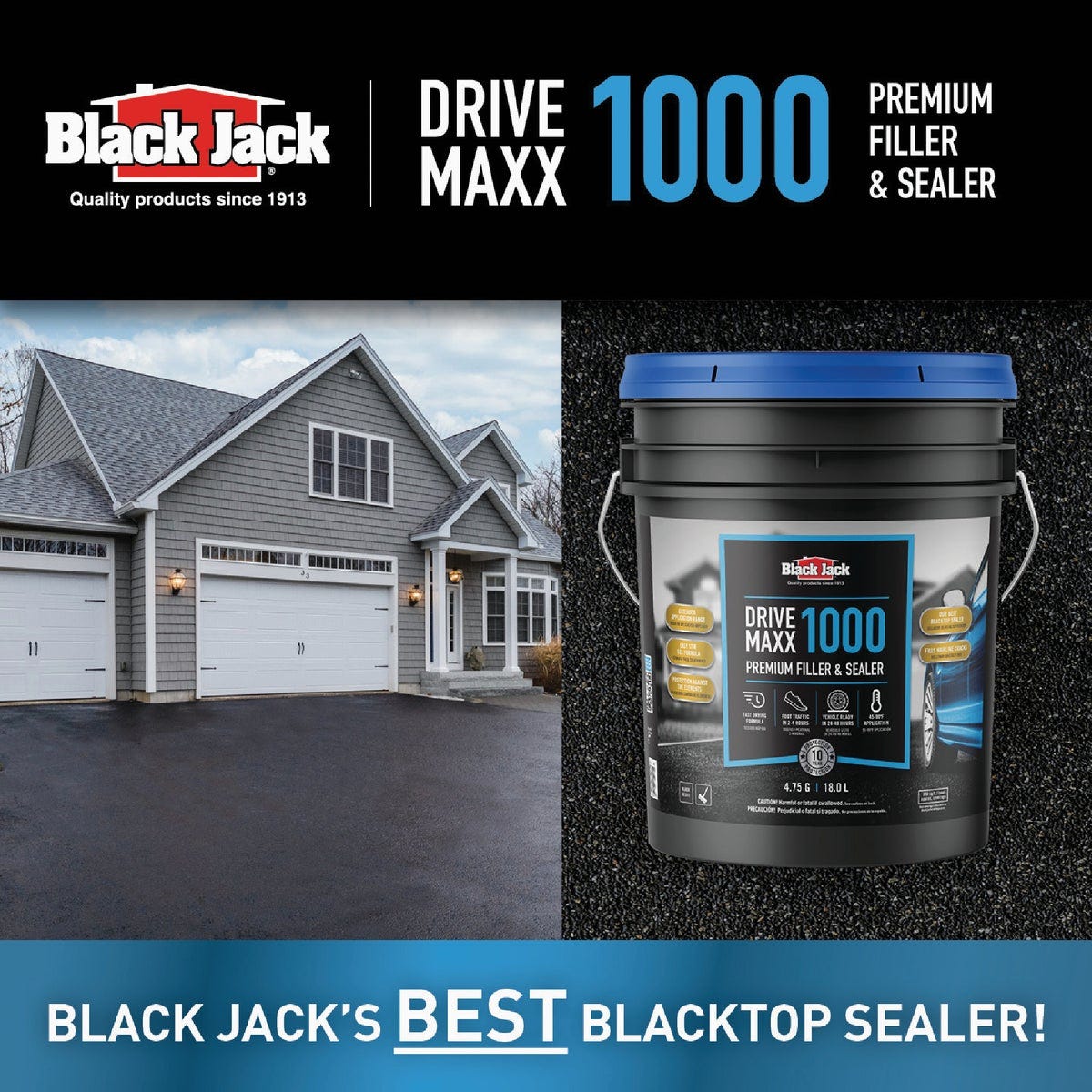 Black Jack Drive-Maxx 1000 5 Gal. 10 Yr. Fast Dry Filler and Sealer - photo 4 Black Jack Drive-Maxx 1000 5 Gal. 10 Yr. Fast Dry Filler and Sealer - photo 4