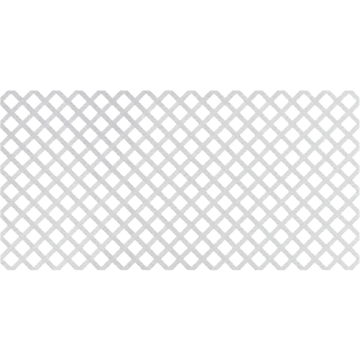 Grid Axcents 4 Ft. x 8 Ft. Traditional White Vinyl Lattice Panel - photo 2