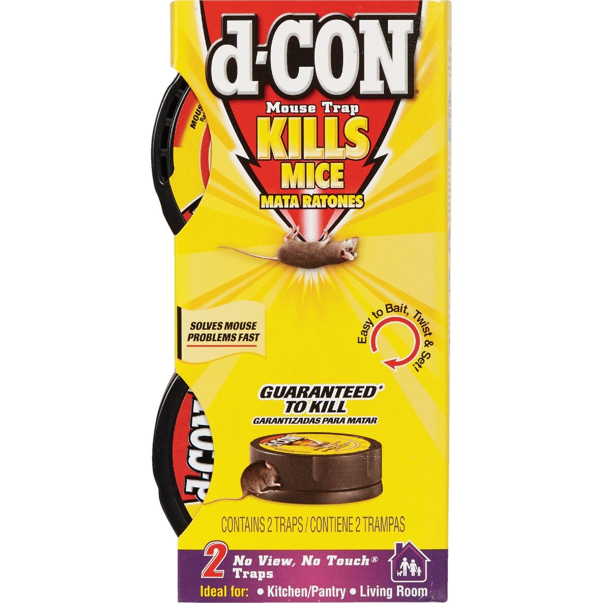 D-Con No View, No Touch Mechanical Mouse Trap (2-Pack) - photo 3 D-Con No View, No Touch Mechanical Mouse Trap (2-Pack) - photo 3