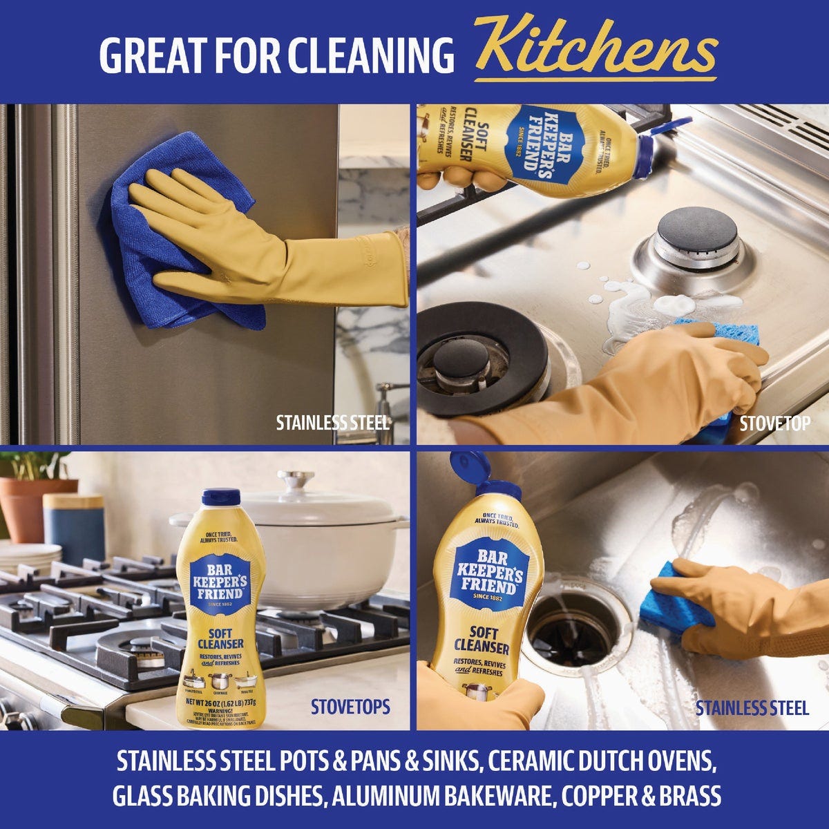 Bar Keepers Friend 26 Oz. All-Purpose Soft Cleanser - photo 4 Bar Keepers Friend 26 Oz. All-Purpose Soft Cleanser - photo 4