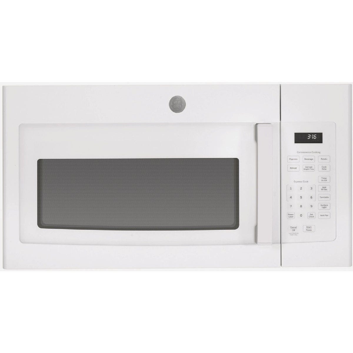GE 1.6 Cu. Ft. Over-The-Range Microwave Oven, White