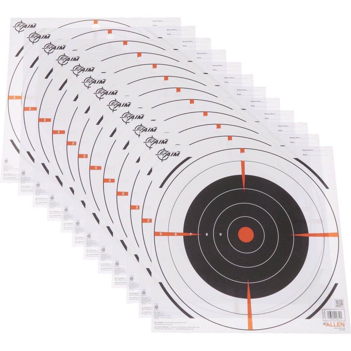 Allen EZ Aim 12 In. Paper Bullseye Shooting (13-Pack) - photo 2 Allen EZ Aim 12 In. Paper Bullseye Shooting (13-Pack) - photo 2