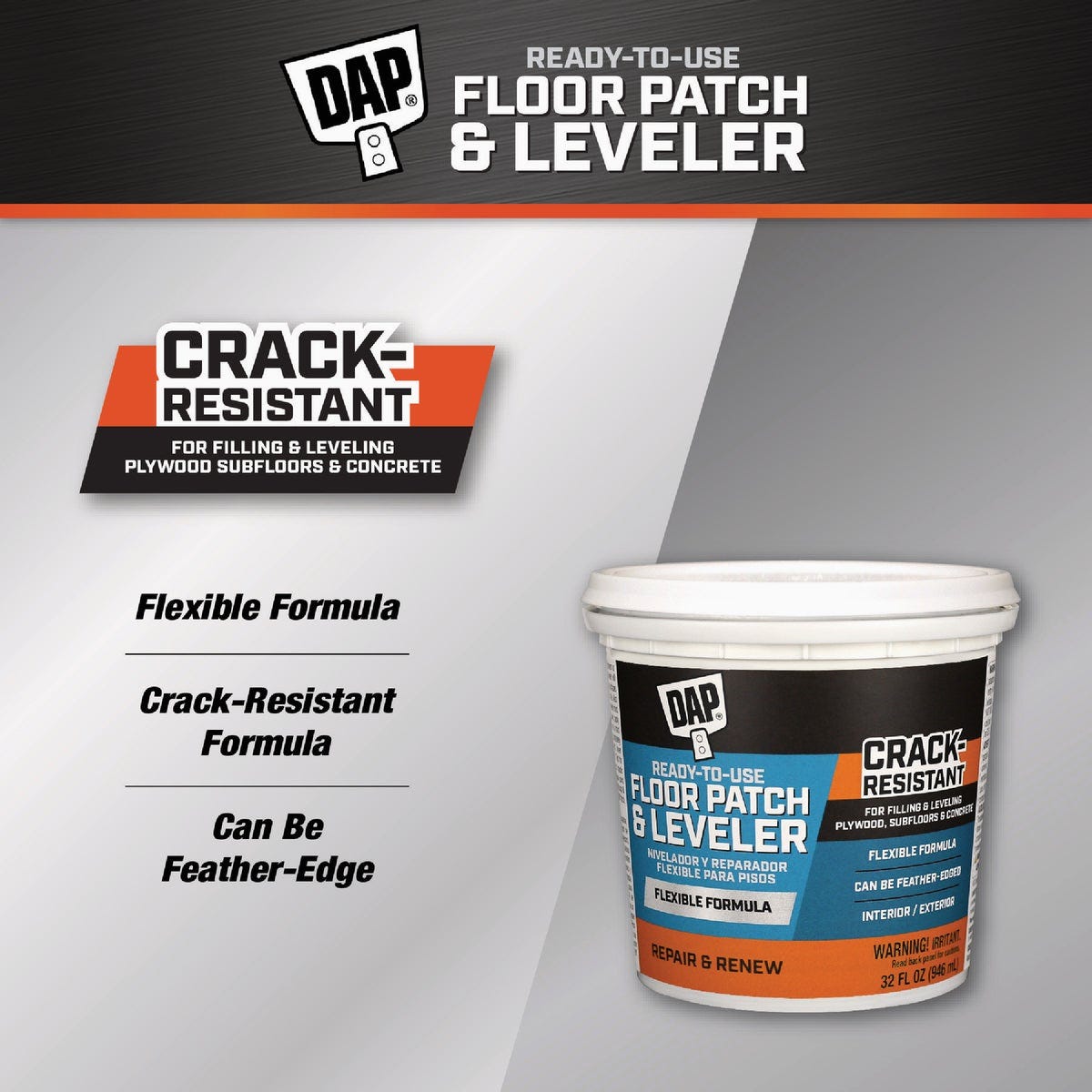 DAP Ready-To-Use Floor Leveler, 1 Qt. - photo 2