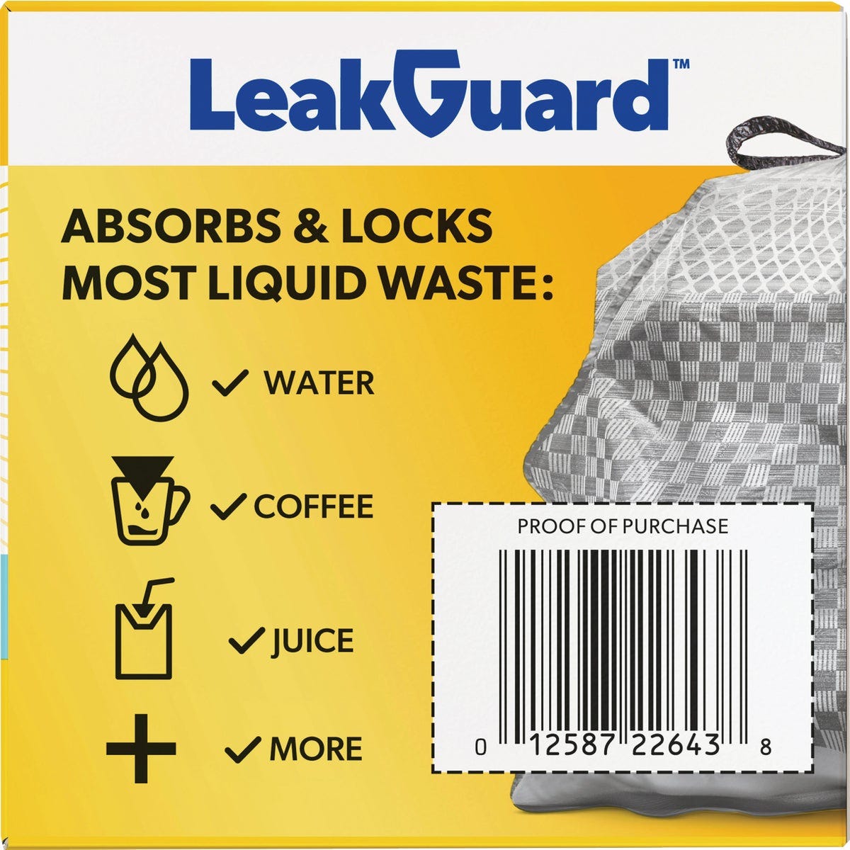 Glad 13 Gal. ForceFlex MaxStrength LeakGuard Tall Kitchen Drawstring Trash Bags, Fresh Air Scent (20-Count) - photo 4 Glad 13 Gal. ForceFlex MaxStrength LeakGuard Tall Kitchen Drawstring Trash Bags, Fresh Air Scent (20-Count) - photo 4