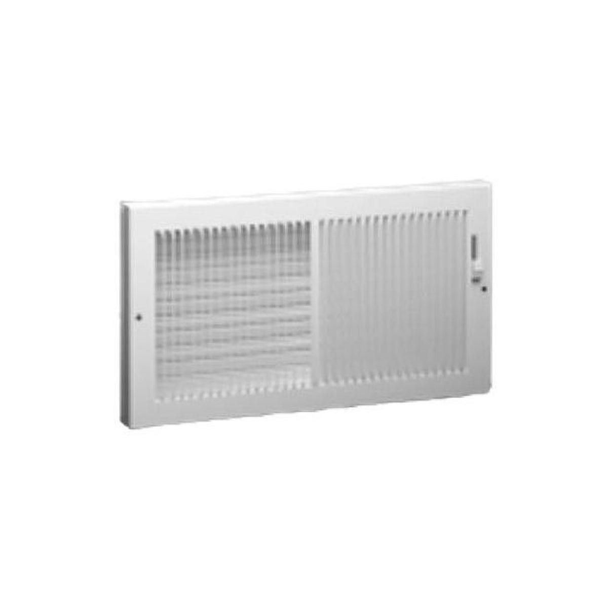 AmeriFlow 10 In. x 6 In. White Steel Baseboard Register AmeriFlow 10 In. x 6 In. White Steel Baseboard Register