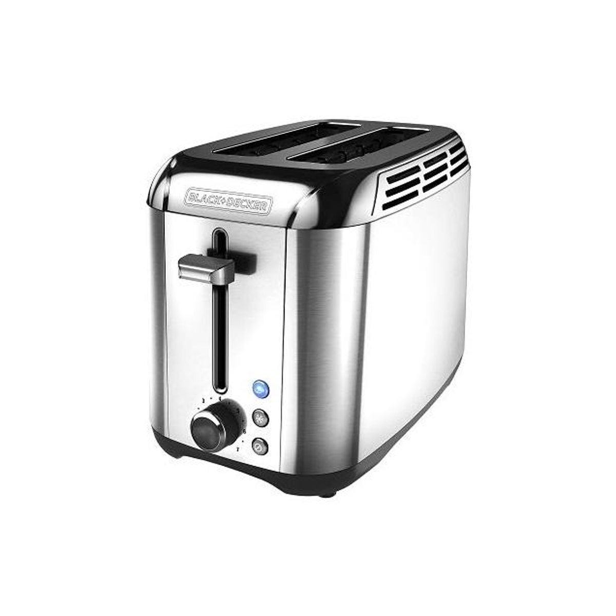 Black & Decker Rapid Toast 2-Slice Stainless Steel Toaster with Extra Wide Slots Black & Decker Rapid Toast 2-Slice Stainless Steel Toaster with Extra Wide Slots