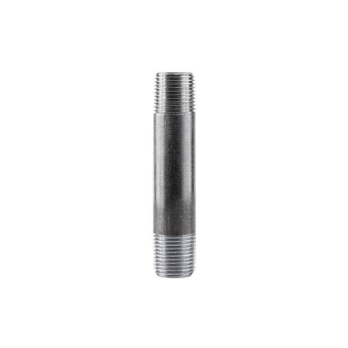STZ 3/8 In. x 3 In. Steel Black Iron Nipple