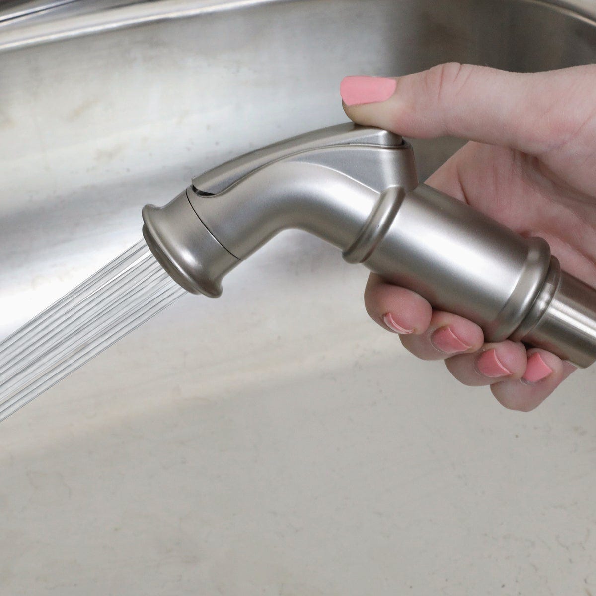 Danco Brushed Nickel Kitchen Sink Side Sprayer Head - photo 3 Danco Brushed Nickel Kitchen Sink Side Sprayer Head - photo 3