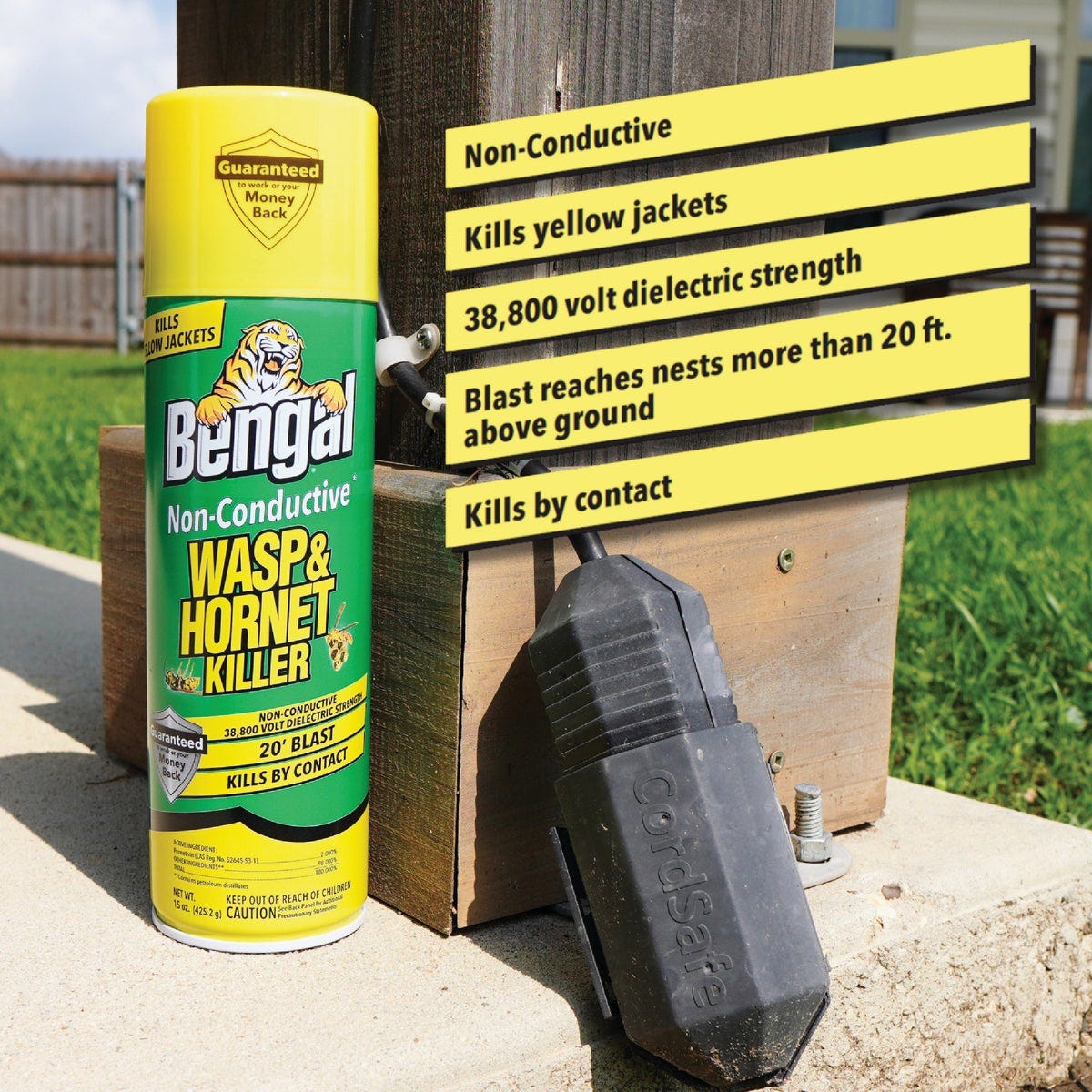 Bengal 15 Oz. Aerosol Spray Non-Conductive Wasp & Hornet Killer - photo 3 Bengal 15 Oz. Aerosol Spray Non-Conductive Wasp & Hornet Killer - photo 3