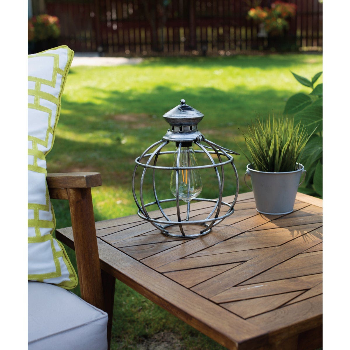 Echo Valley Donnington Edi-Sol Lantern - Pewter - photo 4