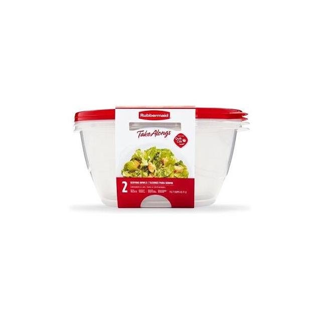 Rubbermaid TakeAlongs Food Storage Containers, 13 Cup, 2-Pack)