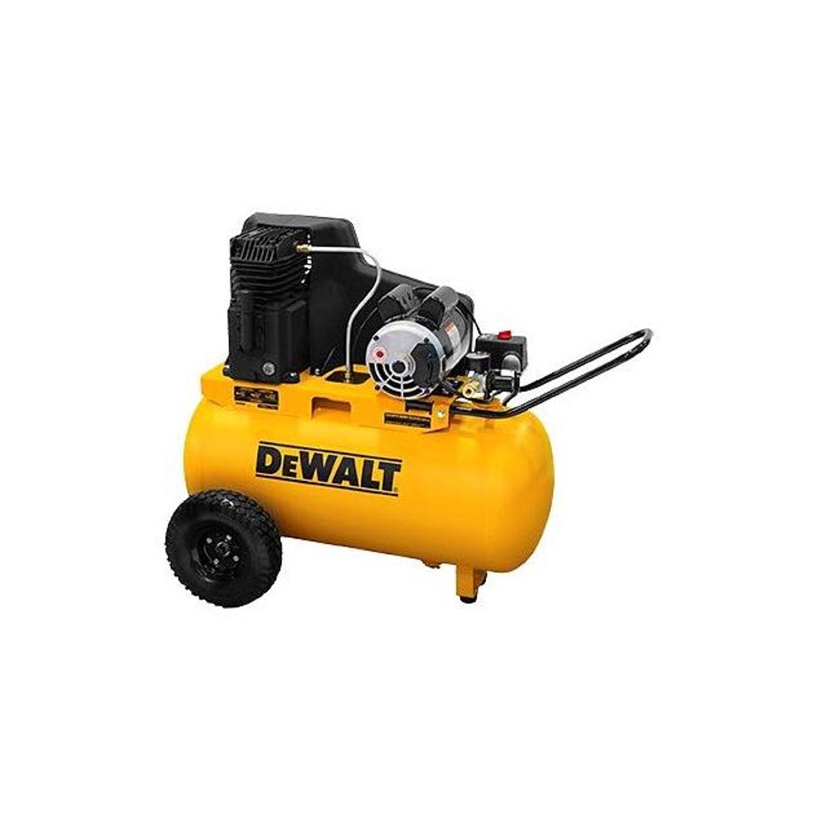 DEWALT 20 Gal. 120/240V Horizontal Portable Electric Air Compressor