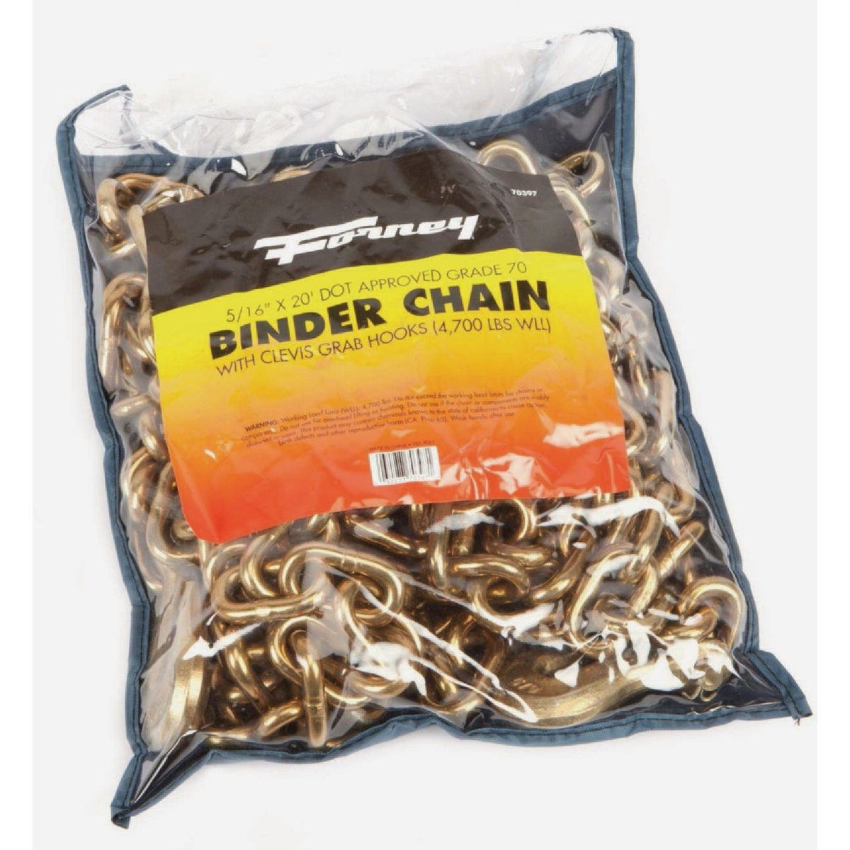 Forney 5/16 In. x 20 Ft. Grade 70 Binder Chain - photo 2 Forney 5/16 In. x 20 Ft. Grade 70 Binder Chain - photo 2