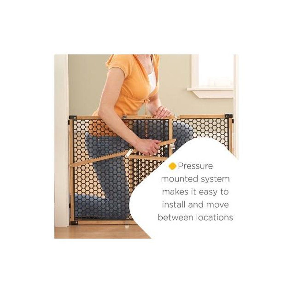 Safety 1st 28 to 42 In. x 24 In. Nature Next Bamboo Safety Gate - photo 2