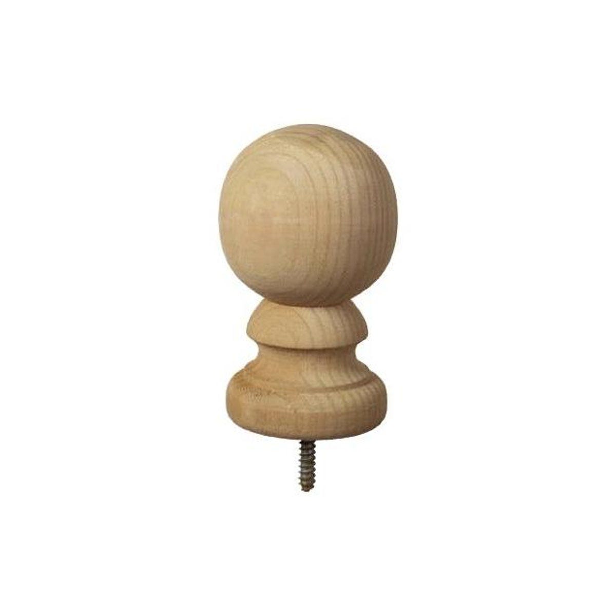UFP 2-7/8 In. Round Wood Colonial Ball Post Cap UFP 2-7/8 In. Round Wood Colonial Ball Post Cap