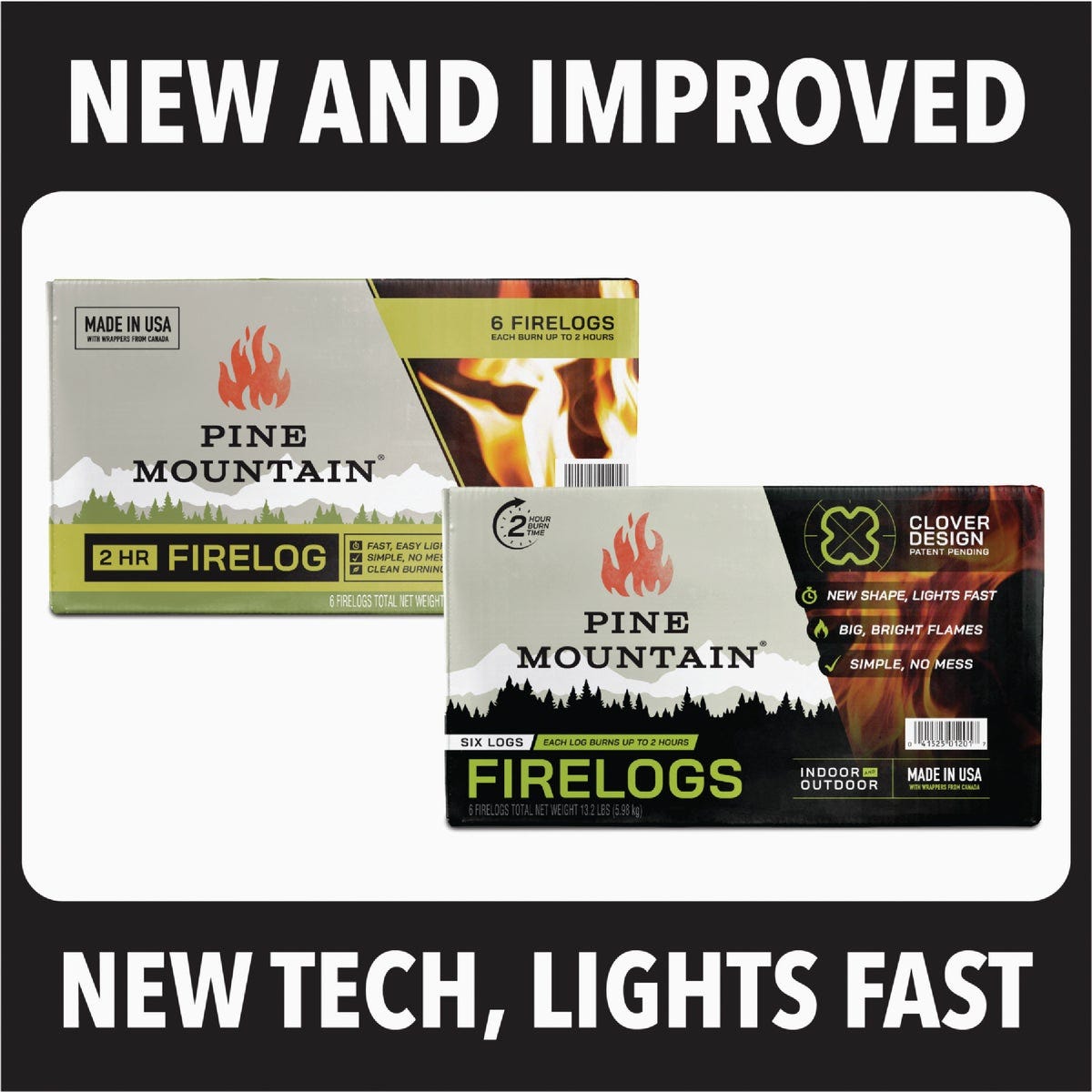 Pine Mountain Classic 2-Hour Fire Log (6-Pack) - photo 3
