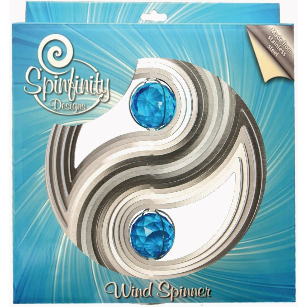 Spinfinity Rings Spinfinity Designs Crystal Yin Yang Wind Spinner | True Value Hardware